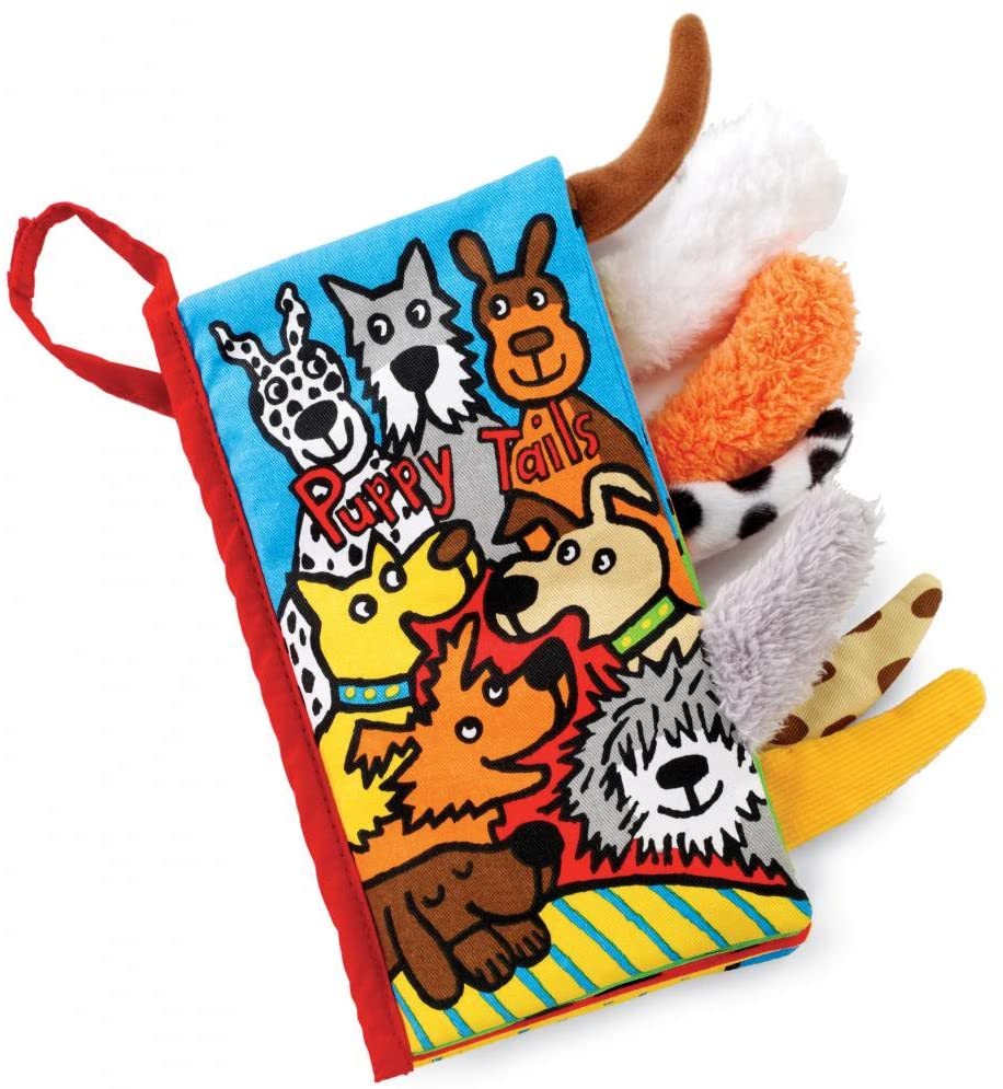 Puppy Tails Book BOOK Jellycat  Paper Skyscraper Gift Shop Charlotte