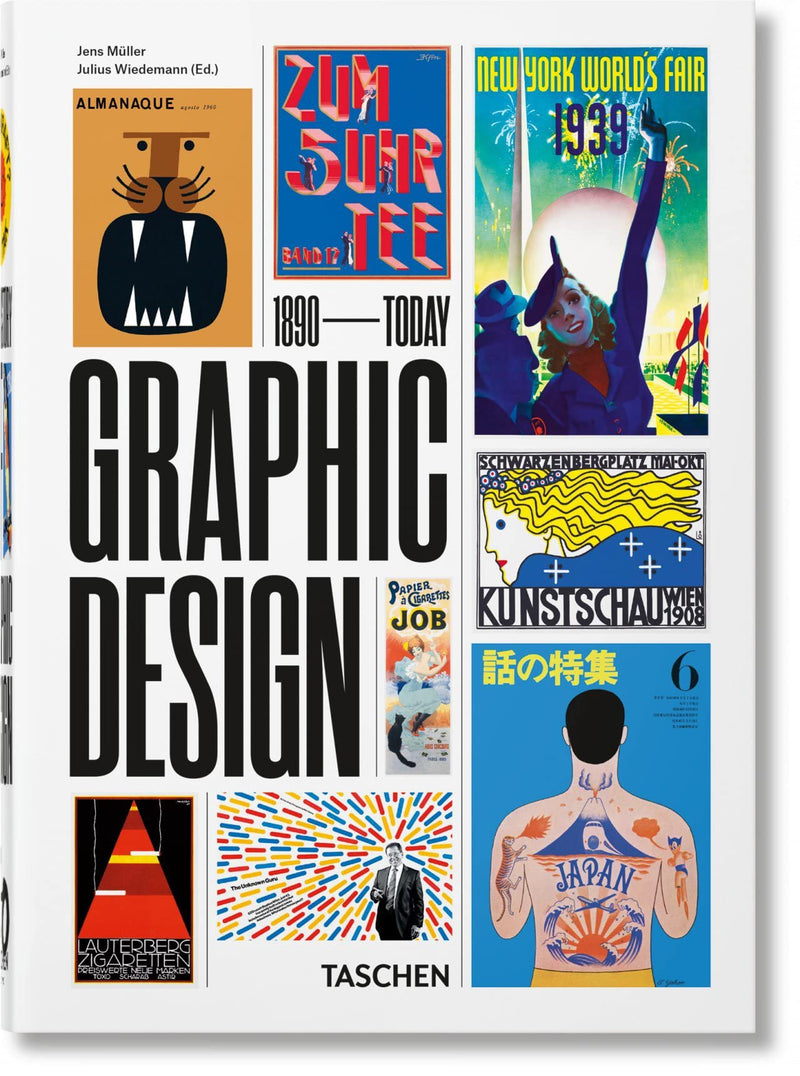 The History of Graphic Design. 40th Ed BOOK Taschen  Paper Skyscraper Gift Shop Charlotte