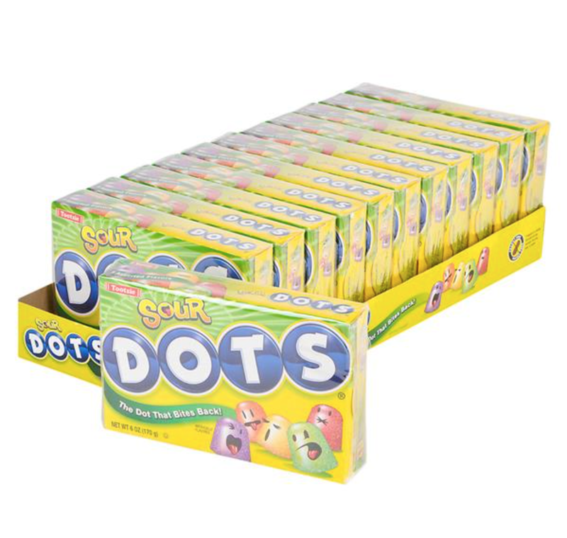 DOTS SOUR THEATER BOX CANDY 12PC/CASE