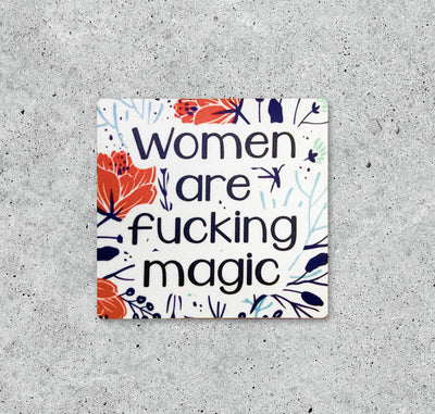 Women are fucking Magic Sticker Stickers Citizen Ruth  Paper Skyscraper Gift Shop Charlotte