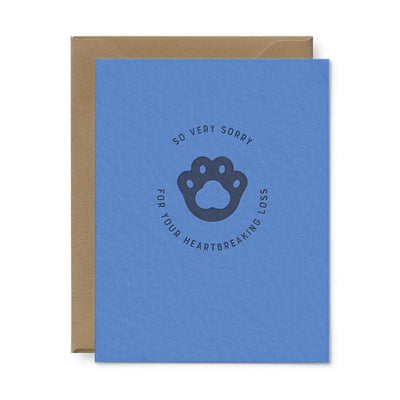 Heartbreaking Pet Loss | Sympathy Card Cards Ruff House Print Shop  Paper Skyscraper Gift Shop Charlotte