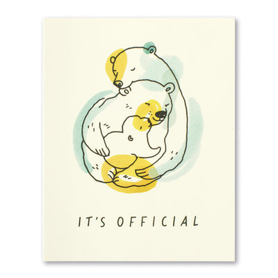 It's Official | New Baby Card Cards Love Muchly  Paper Skyscraper Gift Shop Charlotte