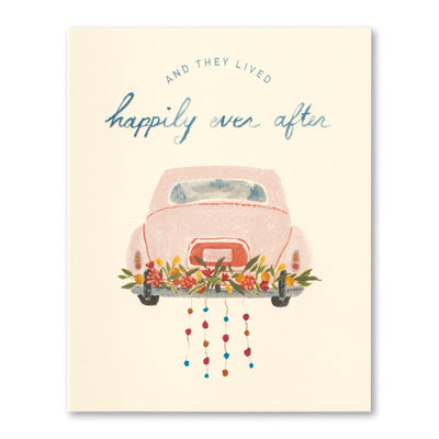 And They Lived Happily Ever After | Wedding Card Cards Love Muchly  Paper Skyscraper Gift Shop Charlotte