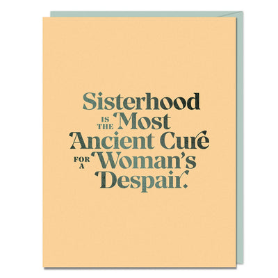 Elizabeth Gilbert Sisterhood Encouragement Card Cards Em & Friends  Paper Skyscraper Gift Shop Charlotte