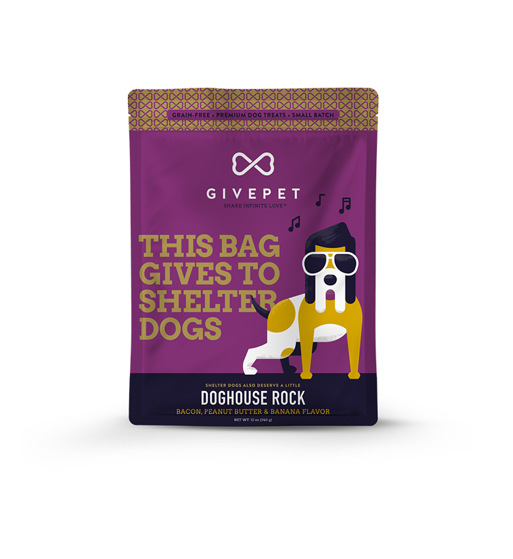 GivePet Doghouse Rock Dog Treats