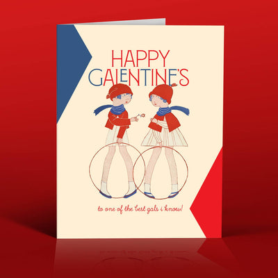 GALENTINES GIRLS valentine card