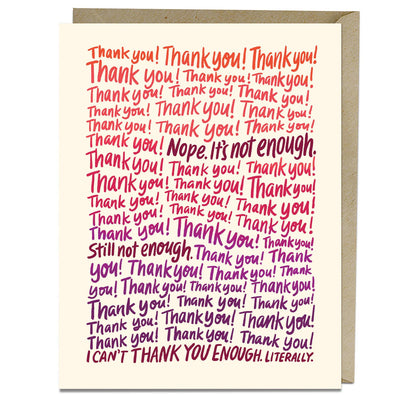 Can’t Thank You Enough | Thank You Card Cards Em & Friends  Paper Skyscraper Gift Shop Charlotte