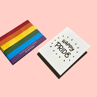 Happy Pride | Pride Card Cards INK MEETS PAPER  Paper Skyscraper Gift Shop Charlotte