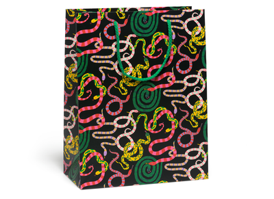 Vibrant Snakes gift bag Gift Bags Red Cap Cards  Paper Skyscraper Gift Shop Charlotte