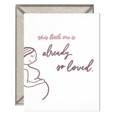 Already So Loved | New Baby Card Cards INK MEETS PAPER  Paper Skyscraper Gift Shop Charlotte