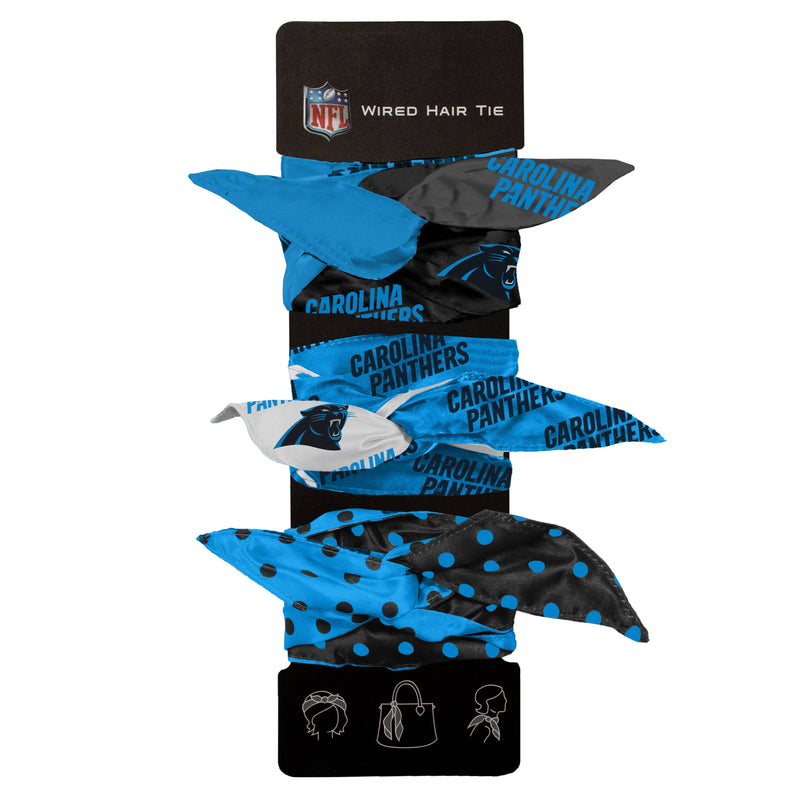NFL Carolina Panthers Wired Hair Tie  Little Earth Productions  Paper Skyscraper Gift Shop Charlotte