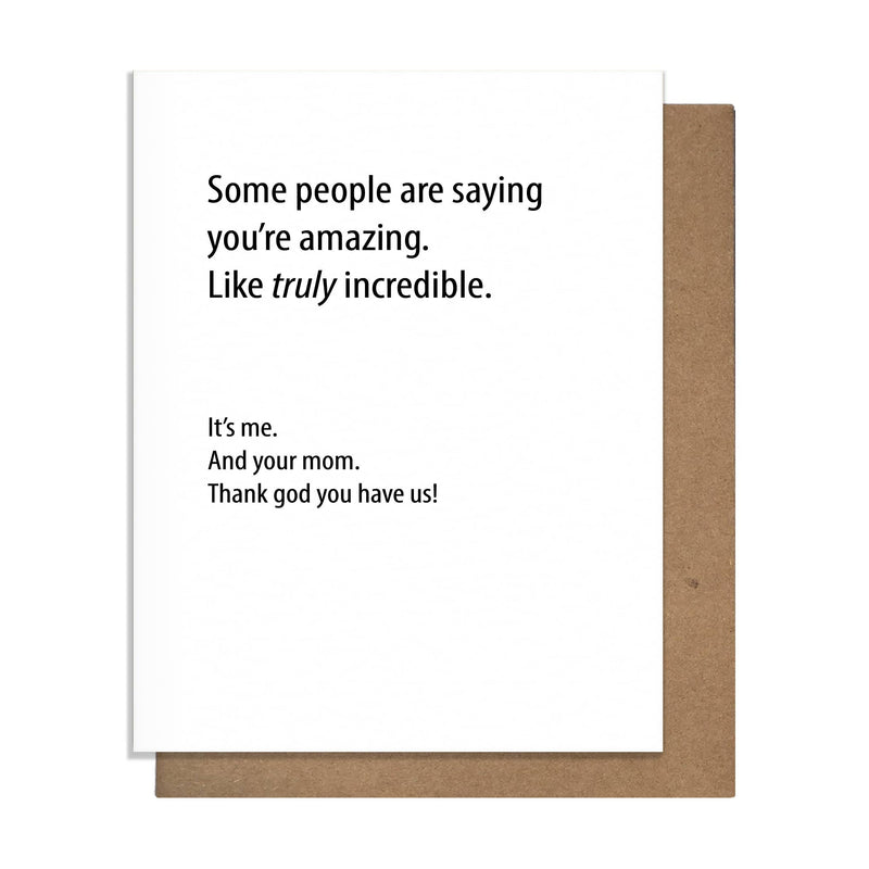 And Your Mom - Friendship Card