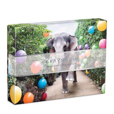 500 Piece Jigsaw Puzzle | Gray Malin Party at the Parker 2-Sided BOOK Chronicle  Paper Skyscraper Gift Shop Charlotte