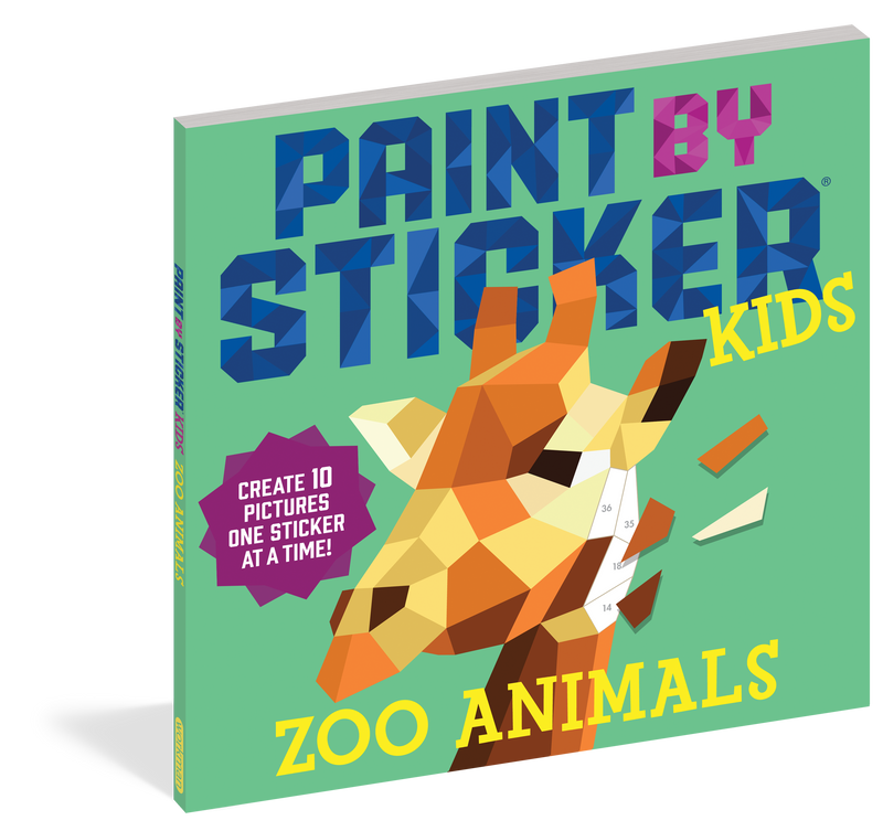 Paint By Sticker | Zoo Animals