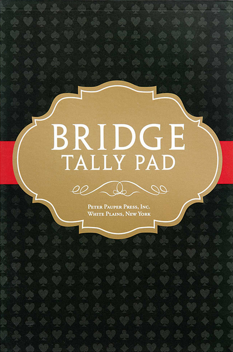 Bridge Tally Pad BOOK Peter Pauper Press, Inc.  Paper Skyscraper Gift Shop Charlotte