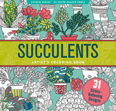 Coloring Book Succulents
