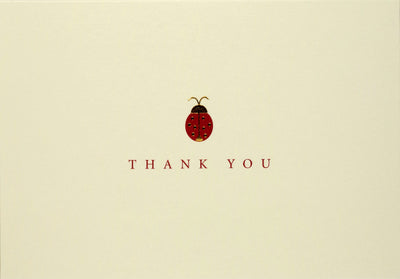Ladybug Thank You Notes Thank You Boxed Cards Peter Pauper Press, Inc.  Paper Skyscraper Gift Shop Charlotte