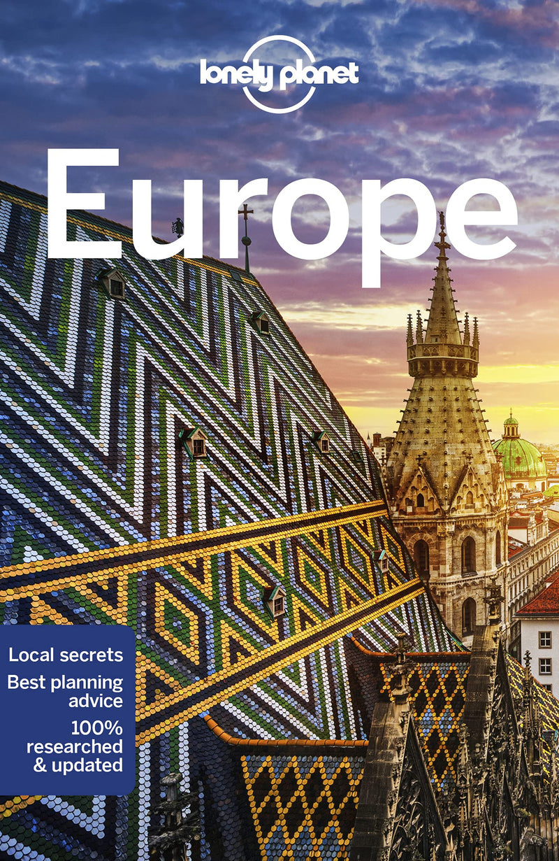 Lonely Planet Europe 4 Travel Guide BOOK Hachette  Paper Skyscraper Gift Shop Charlotte