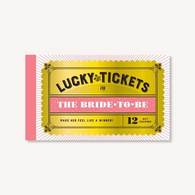 Lucky Tickets For The Bride To Be BOOK Chronicle  Paper Skyscraper Gift Shop Charlotte