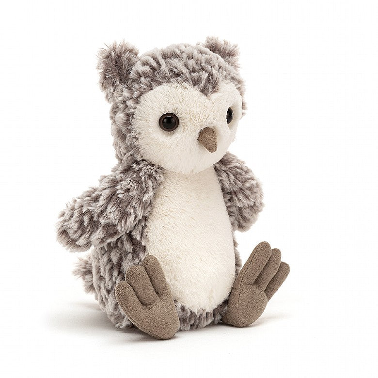 Barney Owl Chick 7 " Stuffed Animals Jellycat  Paper Skyscraper Gift Shop Charlotte