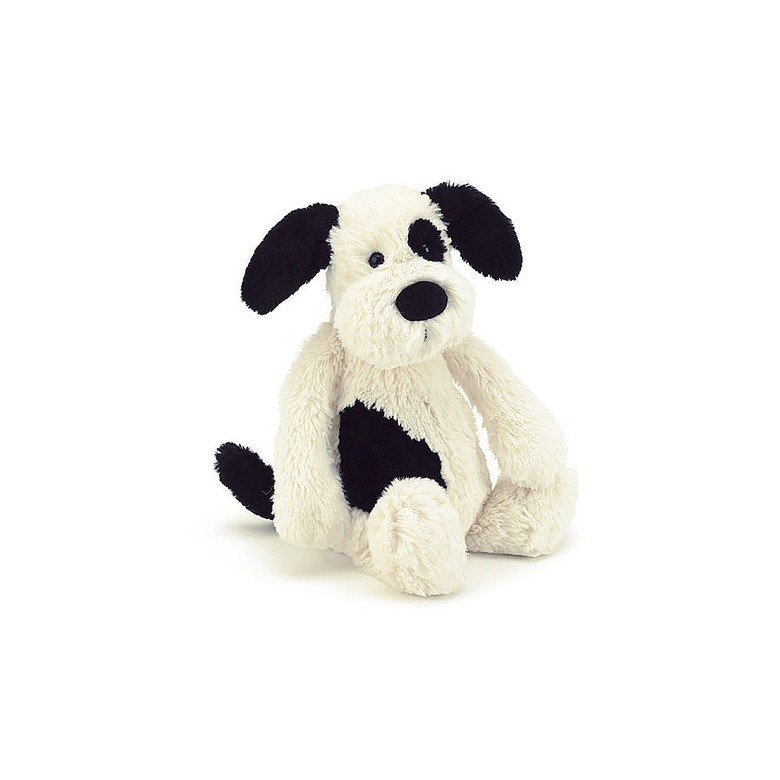 Bashful Black & Cream Puppy Large Stuffed Animals Jellycat  Paper Skyscraper Gift Shop Charlotte