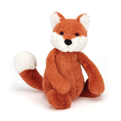 Bashful Fox Cub | Small - Medium Stuffed Animals Jellycat  Paper Skyscraper Gift Shop Charlotte