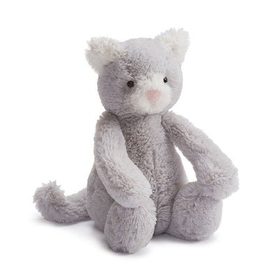 Bashful Grey Kitty | Medium Stuffed Animals Jellycat  Paper Skyscraper Gift Shop Charlotte