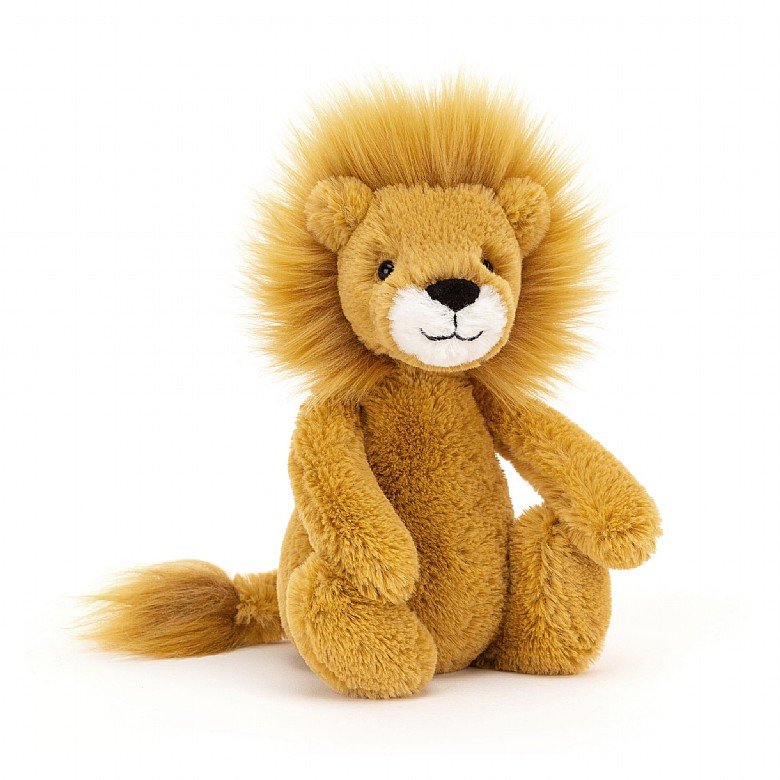 Bashful Small Lion 7" Stuffed Animals Jellycat  Paper Skyscraper Gift Shop Charlotte