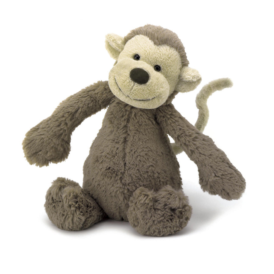 Bashful Monkey - Small Stuffed Animals Jellycat  Paper Skyscraper Gift Shop Charlotte