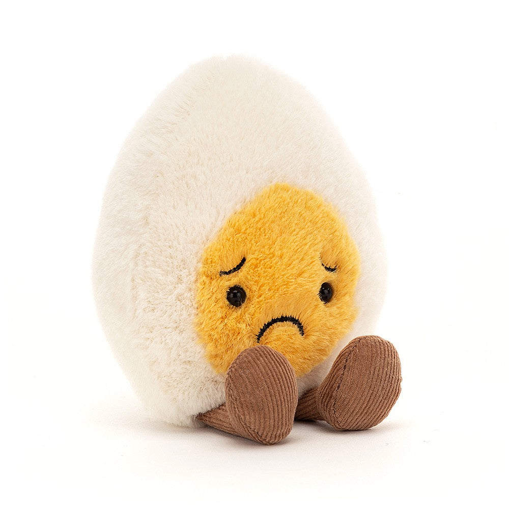 Amuseable Boiled Egg | Small | Sorry Stuffed Animals Jellycat  Paper Skyscraper Gift Shop Charlotte