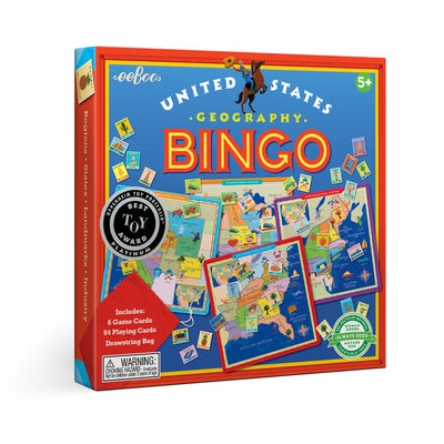 US Geography Bingo Games Eeboo  Paper Skyscraper Gift Shop Charlotte