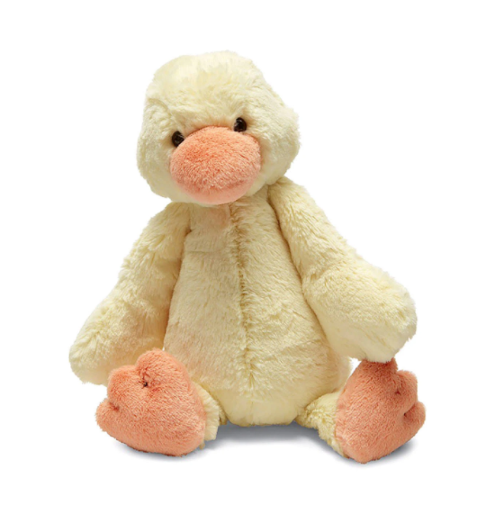Bashful Yellow Duckling Jellycat Medium Stuffed Animals Jellycat  Paper Skyscraper Gift Shop Charlotte