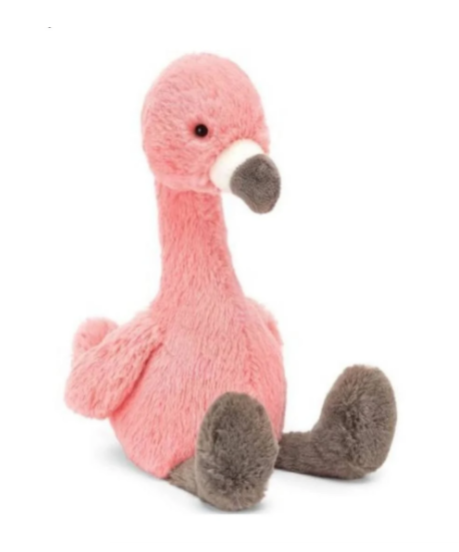 Bashful Flamingo Jellycat 7" Stuffed Animals Jellycat  Paper Skyscraper Gift Shop Charlotte
