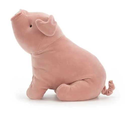 Mellow Mallow Pig 7" Stuffed Animals Jellycat  Paper Skyscraper Gift Shop Charlotte