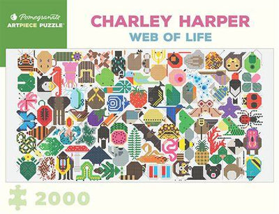 2000 Piece Jigsaw Puzzle | Charley Harper Web of Life Puzzles Pomegranate  Paper Skyscraper Gift Shop Charlotte