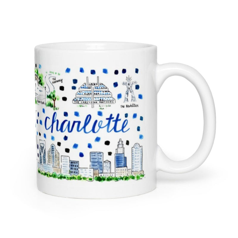 Buy your Evelyn Henson Charlotte Map Mug at PaperSkyscraper.com