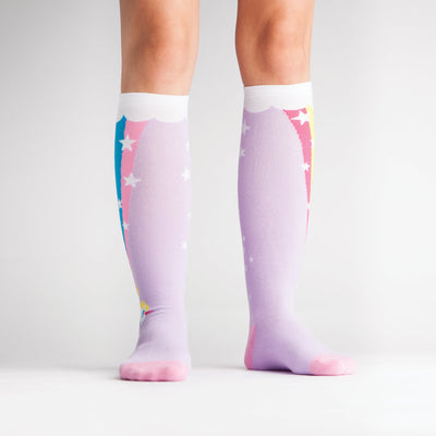 Rainbow Blast Women's Knee Socks