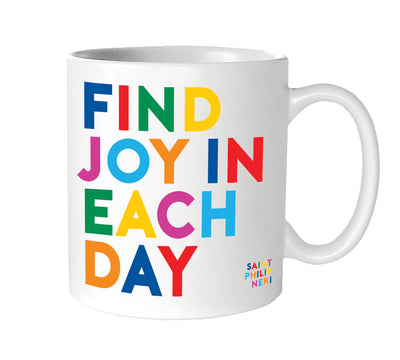 Mug Find Joy in Each Day Mugs Quotable Cards  Paper Skyscraper Gift Shop Charlotte