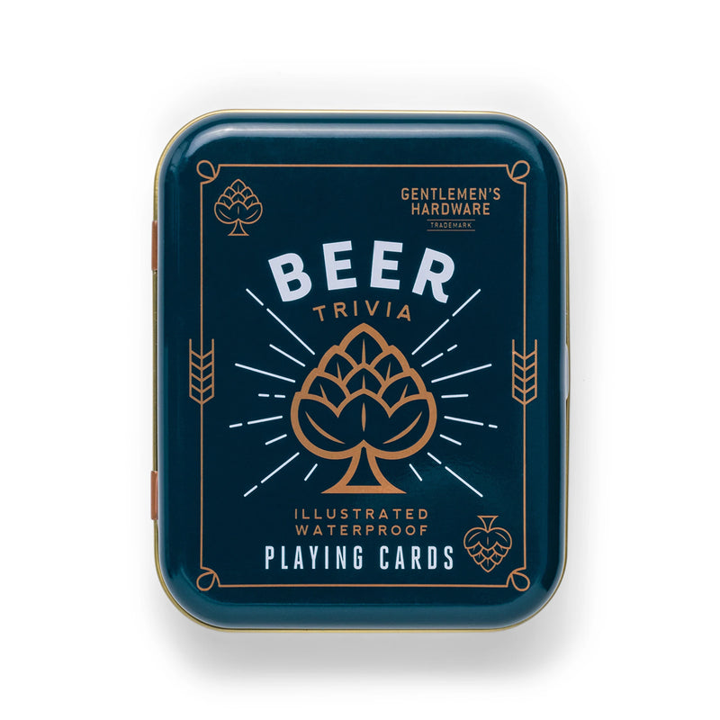 Beer Trivia Playing Cards Games Gentlemen&