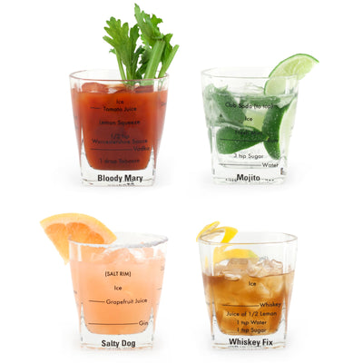 Check out our Bartending Glasses S/4 now at PaperSkyscraper.com