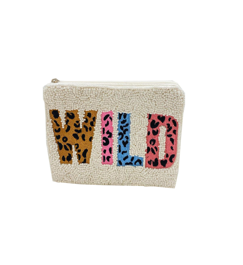 Wild Beaded Pouch