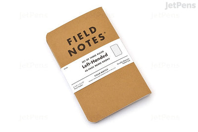Field Notes | Left-Handed Memo Book | Set of 3 Notebooks Field Notes Brand  Paper Skyscraper Gift Shop Charlotte