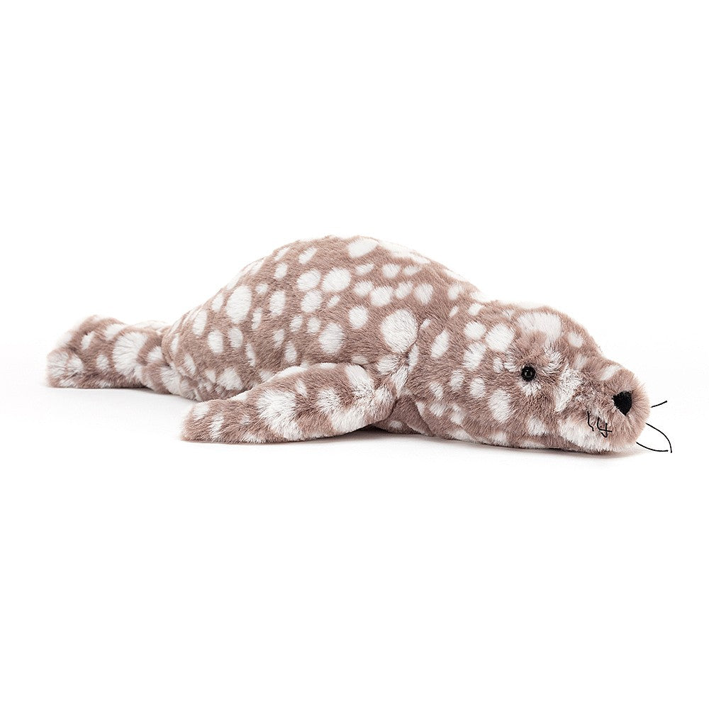 Linus Leopard Seal Stuffed Animals Jellycat  Paper Skyscraper Gift Shop Charlotte
