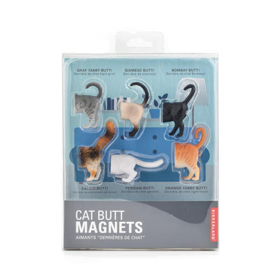 Cat Butt Magnets | Set of 6 Magnets Kikkerland  Paper Skyscraper Gift Shop Charlotte