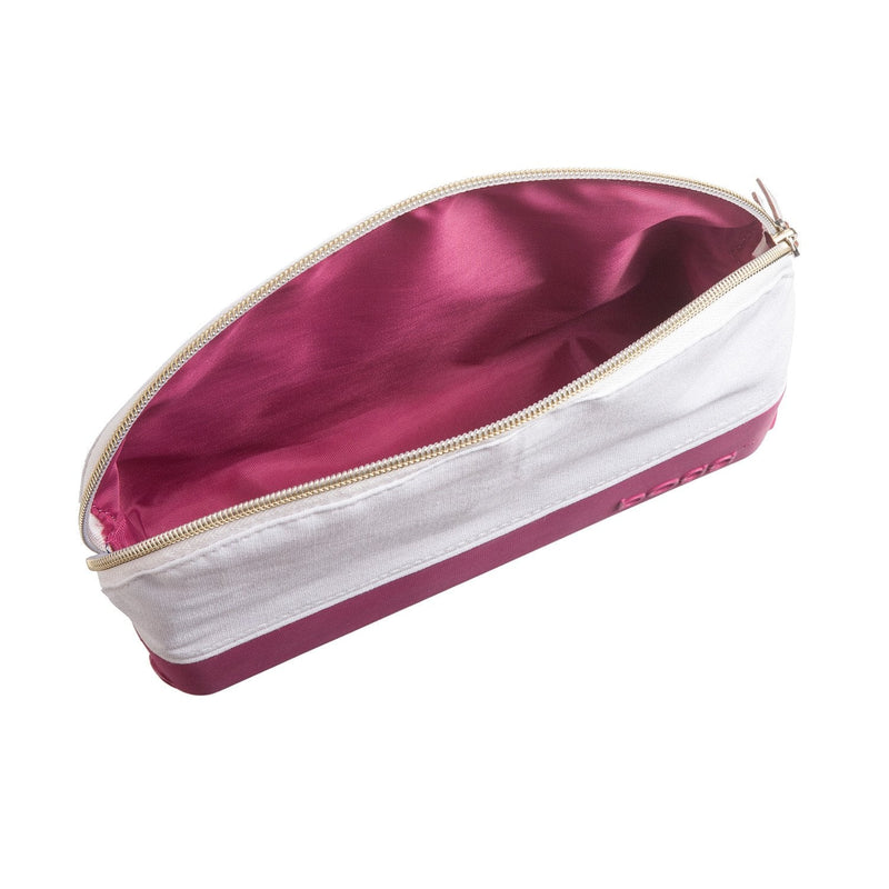 Pink Zipper Cosmetic Bogg Bag