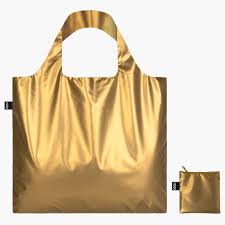 Metallic Matte Gold Tote Bags Sarut  Paper Skyscraper Gift Shop Charlotte