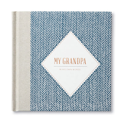 My Grandpa: In His Own Words — A Keepsake Interview Book Fill In Books Compendium  Paper Skyscraper Gift Shop Charlotte