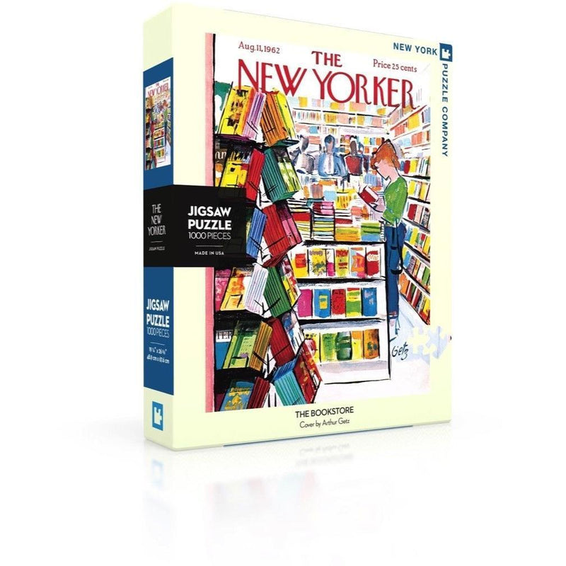 1000 Piece Jigsaw Puzzle | NY The Bookstore Jigsaw Puzzles New York Puzzle Company  Paper Skyscraper Gift Shop Charlotte