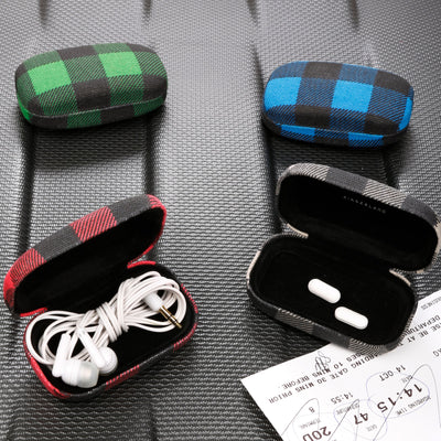 Check out our Buffalo Plaid Travel Case now at PaperSkyscraper.com