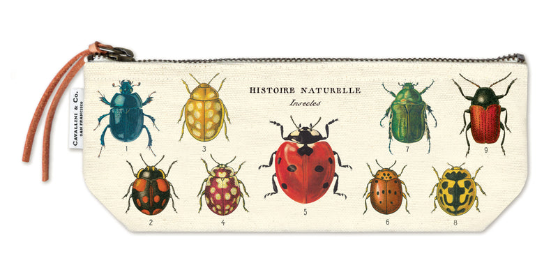 Mini Pouch | Insects Pouches Cavallini Papers & Co., Inc.  Paper Skyscraper Gift Shop Charlotte